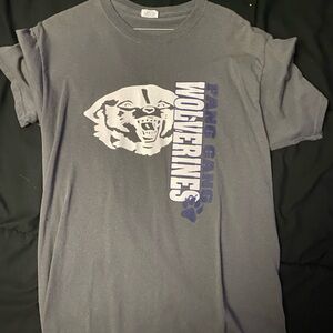 Gray Wolverines Graphic T-Shirt